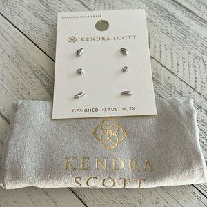 Kendra Scott Stud Earrings 3 Pair Set New